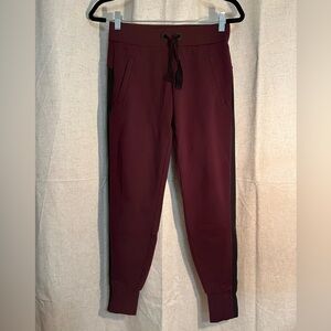 Athleta XXS Burgundy Joggers